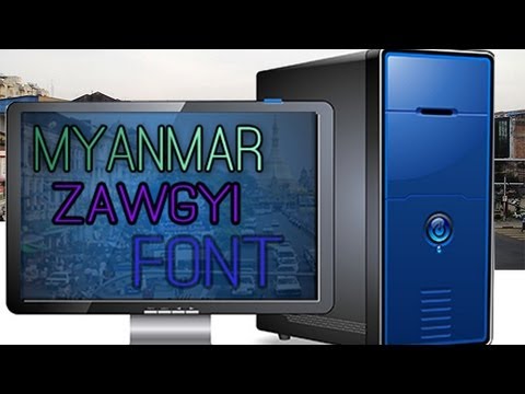 myanmar font for windows